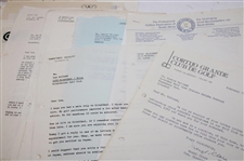Large Grouping of World-Wide Responses & Correspondence to Les Bolland Re. Head Golf Pro Positions