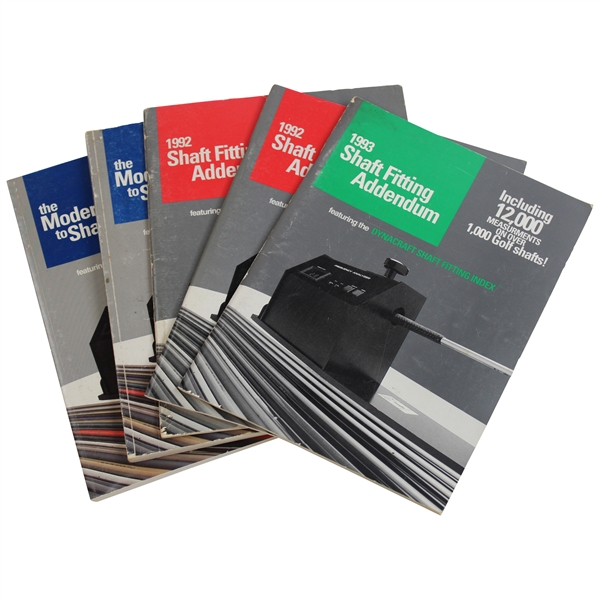 Five (5) Modern Guides to Shaft Fitting Books from 1992 & 1993