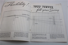 Reprinted 1938 True Temper 'The Golf Shaft of Champions' Booklet in 1984 by Ralph Maltby