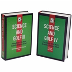 'Science and Golf III' & 'Science and Golf IV' Proceedings of the World Scientific Congress of Golf Books