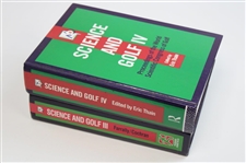'Science and Golf III' & 'Science and Golf IV' Proceedings of the World Scientific Congress of Golf Books