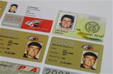 Fifteen (15) Various Membership Cards from 2003-2024 - Les Bolland Collection