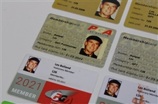Fifteen (15) Various Membership Cards from 2003-2024 - Les Bolland Collection