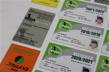 Twenty (20) Various Membership Cards from 1980-2023 - Les Bolland Collection