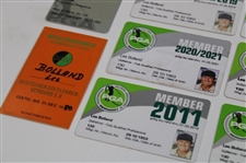 Twenty (20) Various Membership Cards from 1980-2023 - Les Bolland Collection