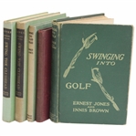 Five (5) Golf Books - Swing Into Golf (x2) & Swing the Clubhead (x3)