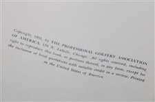 1951 'The Book Of Golf 1951 Ryder Cup Matches'