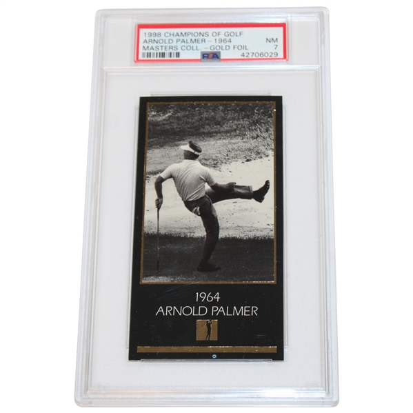 Arnold Palmer 1964 Champions Of Golf The Masters Collection Card PSA Graded NM 7 