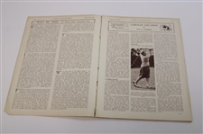 Three (3) 1930 August/September (2) Golf Illustrated Weekly Journals/Magazines