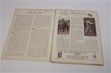 Three (3) 1930 August/September (2) Golf Illustrated Weekly Journals/Magazines