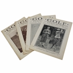 Four (4) 1926 & 1930 July/August Golf Illustrated Weekly Journals/Magazines