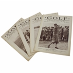 Four (4) 1930 May & June Golf Illustrated Weekly Journals/Magazines