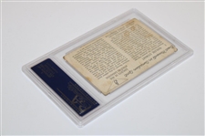 1961 Marlene Stewart Wheaties Great Moments In Canadian Sport Card PSA Graded 2 