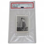 Betsy Rawls 1955 All American Sports Club Hand Cut Card PSA Graded 4 
