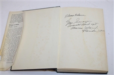 Gene Sarazen Signed Personal 1973 'Witness To History 1929-1969' Book By Charles Bohlen JSA ALOA