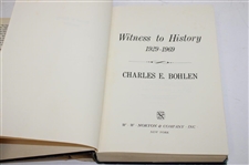 Gene Sarazen Signed Personal 1973 'Witness To History 1929-1969' Book By Charles Bohlen JSA ALOA