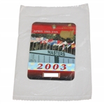 2003 Masters Tournament SERIES Badge in Original Unopened Packaging - Mike Weir Win