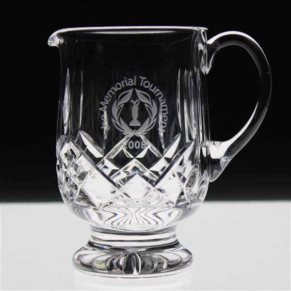 2008 Memorial Tournament Waterford Glass Pitcher