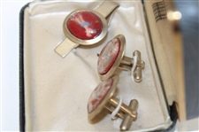 Three (3) Sets Of Golf Theme Cuff Links
