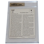 Tom Watson 1977-79 (1979) Sportscaster Oversize Golf Card BGS 9.5