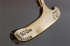 Macgregor Bob Toski 100GP 100 Grand Brass 2 Way Putter