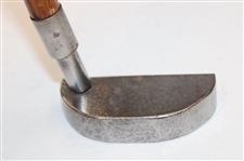 Early 1900s Unusual Hickory Shaft Mallet Putter