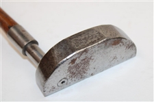 Early 1900s Unusual Hickory Shaft Mallet Putter