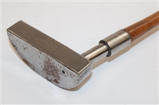 Early 1900s Unusual Hickory Shaft Mallet Putter