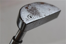 Early 1900s Unusual Hickory Shaft Mallet Putter