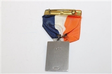 1956 Sterling Silver N.Y. City Dept of Parks Daily Mirror Womens Golf Medal w/Ribbon