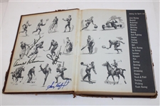 Palmer, Snead, Player, Koufax & Taylor Signed 1952 'Pictorial History Of American Sports' Book JSA ALOA