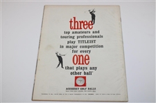 Arnold Palmer Signed September, 1962 Golf Digest Magazine JSA ALOA