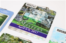 2016, 2017, 2018 & 2020 Masters Tournament SERIES Badges - Willett/Sergio/Reed/Johnson