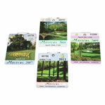 2007, 2008, 2009 & 2011 Masters Tournament SERIES Badges - Johnson/Immelman/Cabrera/Schwartzel