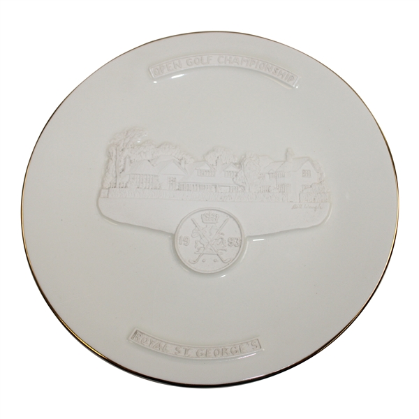 1993 Royal St. Georges The Open Plate No. 78 by Artist Bill Waugh in Box