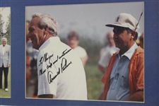 Arnold Palmer & 27 Others Signed The Chrysler Cup Flag And Photos - Framed JSA ALOA