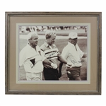 Nicklaus , Palmer, And Trevino Signed Framed Photo JSA ALOA