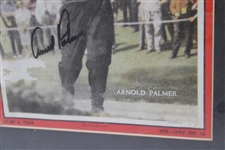 Arnold Palmer Signed 1960 Time Magazine - Framed JSA ALOA