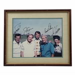 Nicklaus, Trevino, Zoeller, And Palmer Signed Framed Photo JSA ALOA  