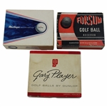 Gary Player, Macgregor Tourney SL & Forsum Golf Ball Boxes