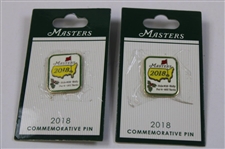 2003 Masters Bag Tag w/Two (2) 2018 Masters Pins & A Georgia Golf Hall Of Fame Pin
