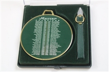 2003 Masters Bag Tag w/Two (2) 2018 Masters Pins & A Georgia Golf Hall Of Fame Pin