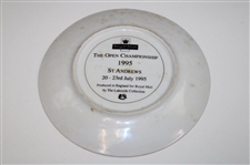 Arnold Palmer Signed 1995 Open Championship At St. Andrews Royal Mail Plate JSA ALOA