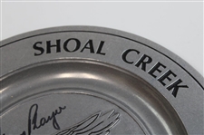 Palmer, Player, Trevino Signed 1990 PGA Championship At Shoal Creek Plate JSA ALOA