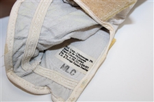 Classic Arnold Palmer 'ADP' Left Handed White w/Gold Golf Glove in Excellent Condition