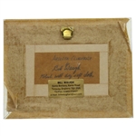 Augusta National Golf Club Clubhouse Gold Foil by Artist Bill Waugh - Framed
