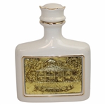 Augusta National Clubhouse Masters Logo Porcelain with Gold Foil Decanter by Artist Bill Waugh