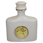 Augusta National Clubhouse Masters Logo Porcelain with Gold Foil Decanter by Artist Bill Waugh
