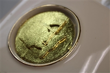 Augusta National Clubhouse Masters Logo Porcelain with Gold Foil Decanter by Artist Bill Waugh