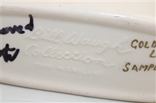 Augusta National Clubhouse Masters Logo Porcelain with Gold Foil Decanter by Artist Bill Waugh